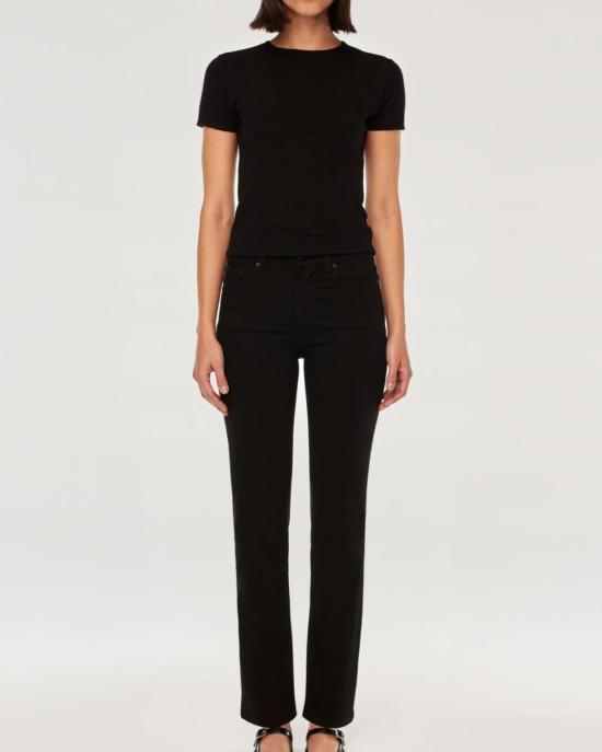  DL 1961 데님 팬츠 Dl 1961 할레 인스타스컬프트 스트레이트 진 블랙 피치