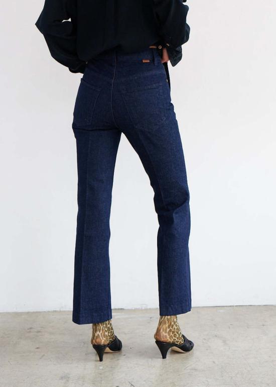  제이미 할러 데님 팬츠 케니키 블라인드 크리즈 크롭 진 - JAMIE HALLER