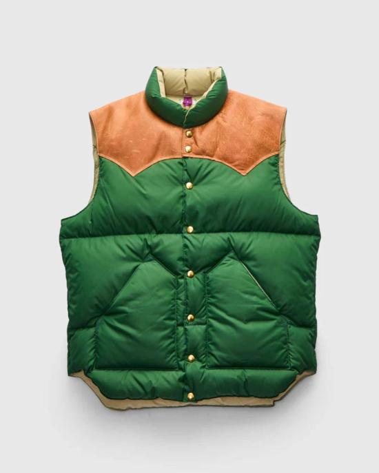  웨어하우스 베스트 Warehouse & Co. X Rocky Mountain Featherbed Co. Westpoint 나일론 다운  보틀 그린