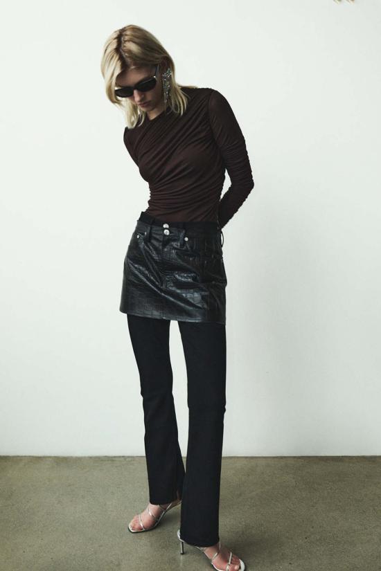  에이골디 데님 팬츠 아골드 잉그램 스플릿 스키니 진 린스 - AGOLDE