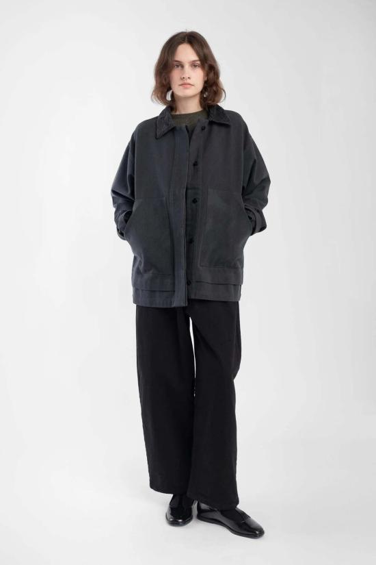  미셀라 그렉 자켓 미카엘라 그렉 페이디드 블랙 필드 재킷 (블랙) - MICAELA GREG