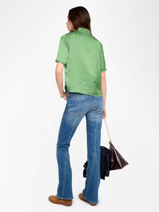  자딕앤볼테르 블라우스 Zadig & Voltaire Topher 탑 Verveine - ZADIG & VOLTAIRE