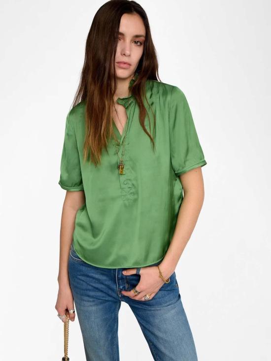  자딕앤볼테르 블라우스 Zadig & Voltaire Topher 탑 Verveine