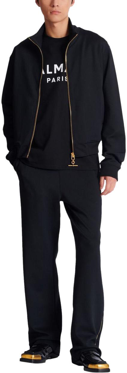 26SS 발망 반팔 티셔츠 GH1EG000BD45EAB BLACK - BALMAIN