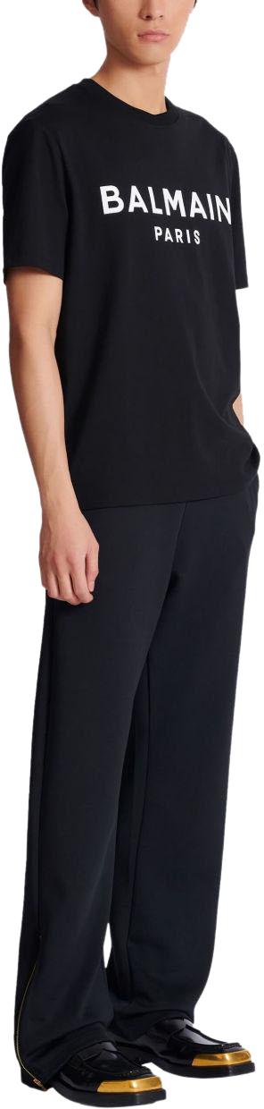 26SS 발망 반팔 티셔츠 GH1EG000BD45EAB BLACK - BALMAIN