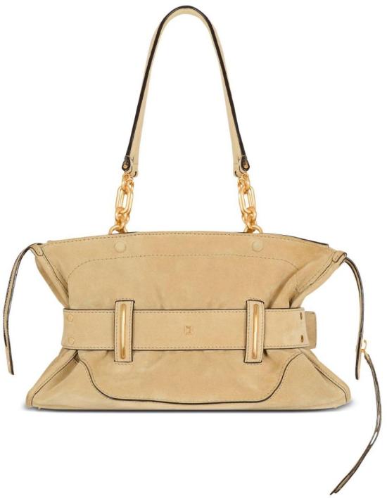 26SS 발망 숄더백 GN1DB035LCAO8BW BEIGE - BALMAIN