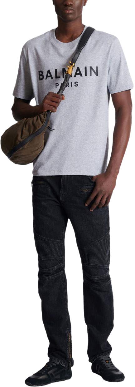 26SS 발망 데님 팬츠 GH1MI105DG130PC BLACK - BALMAIN