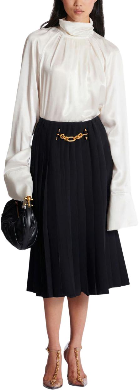 26SS 발망 블라우스 GF1IL150SE950FA WHITE - BALMAIN