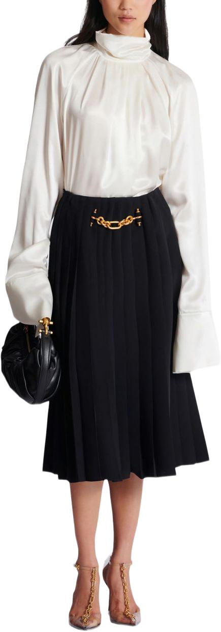 26SS 발망 블라우스 GF1IL150SE950FA WHITE - BALMAIN