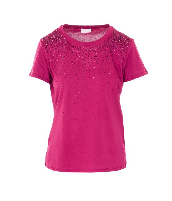 26SS 리우조 반팔 티셔츠 TA6306JS923 L9031 Fuchsia