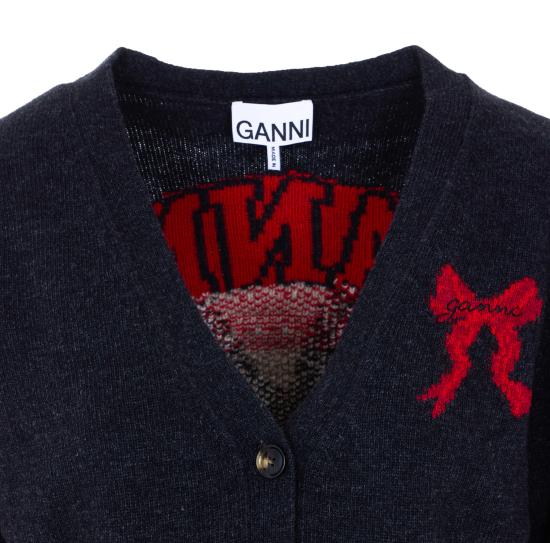 26SS 가니 가디건 A1070090 252 Black - GANNI