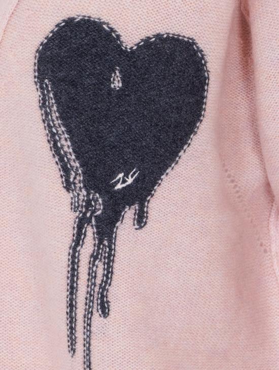 26SS 자딕앤볼테르 가디건 KWCA01675 670 Pink - ZADIG & VOLTAIRE