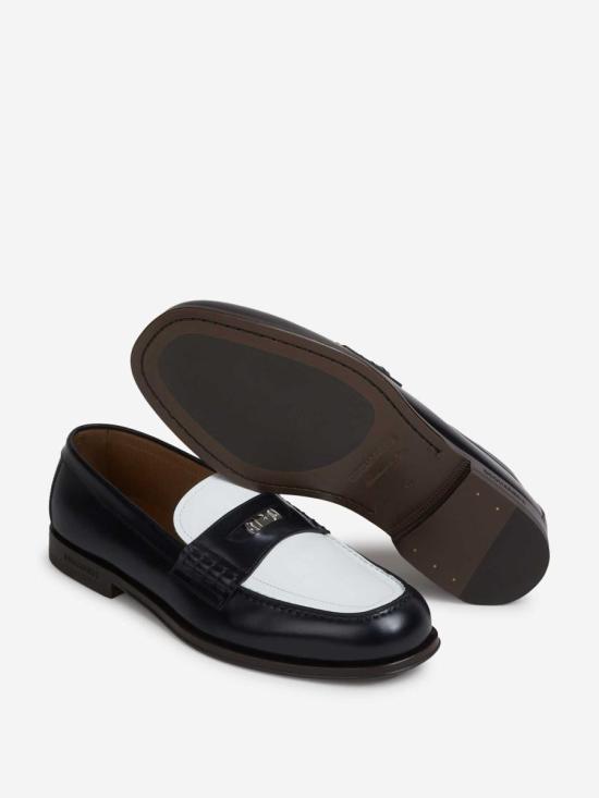 26SS 디스퀘어드2 로퍼 LOM004424908454 M2188BLU BIANCO BLACK WHITE - DSQUARED2