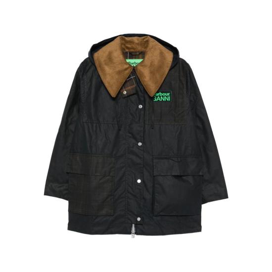 26SS 바버 X 가니 자켓 LWX1527 NY71 Black