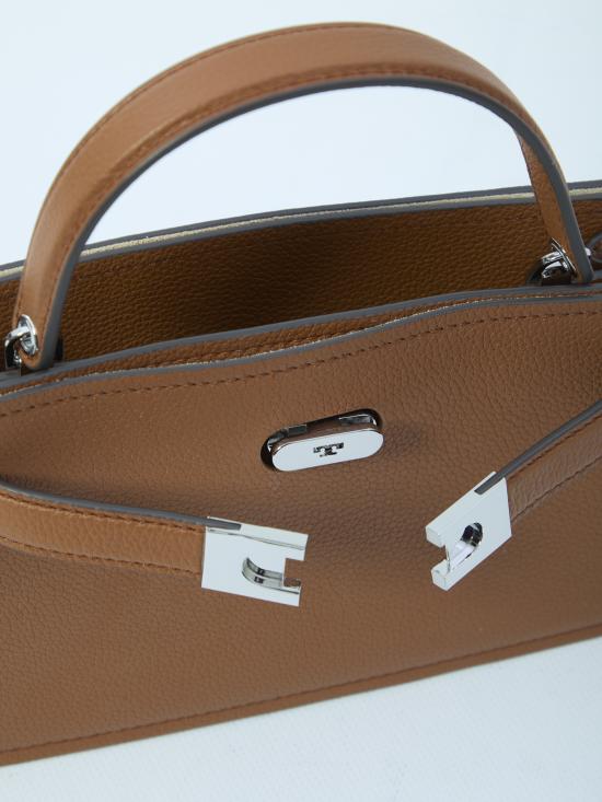 26SS 토리버치 리 라지윌 미니 탑 핸들백 175603 BROWN - TORY BURCH