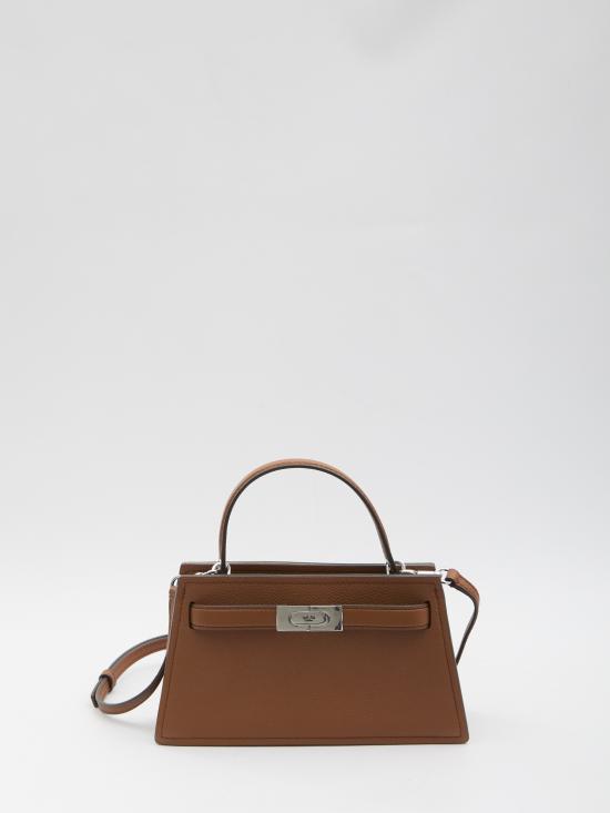 26SS 토리버치 리 라지윌 미니 탑 핸들백 175603 BROWN