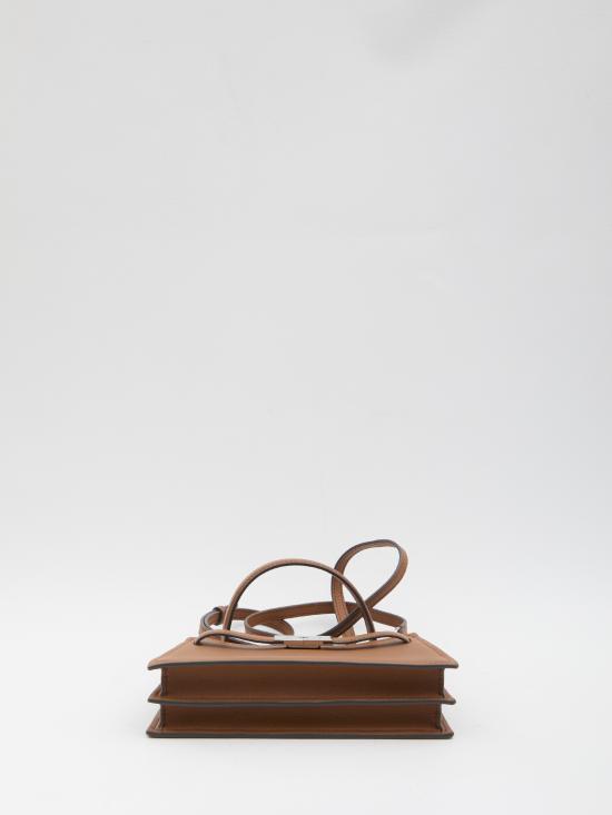 26SS 토리버치 리 라지윌 미니 탑 핸들백 175603 BROWN - TORY BURCH