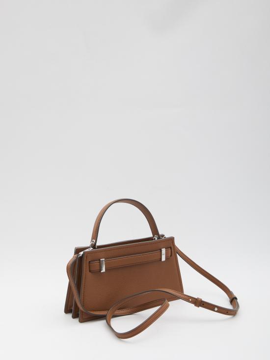 26SS 토리버치 리 라지윌 미니 탑 핸들백 175603 BROWN - TORY BURCH