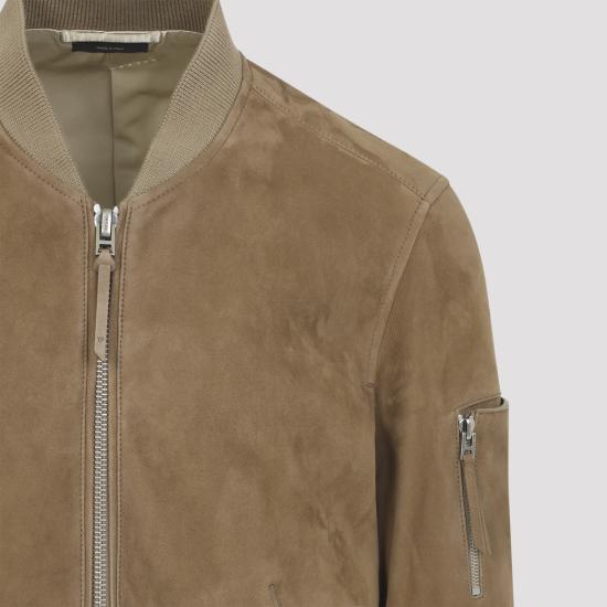 26SS 톰포드 봄버 자켓 LBS087 LMS027 JBV MILITARY SAND - TOMFORD