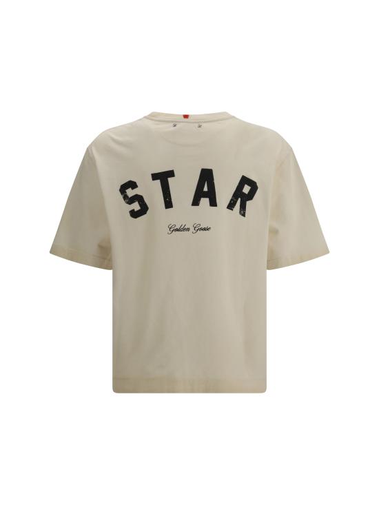 26SS 골든구스 반팔 티셔츠 GUP01873P002418 11616 WHITE - GOLDEN GOOSE