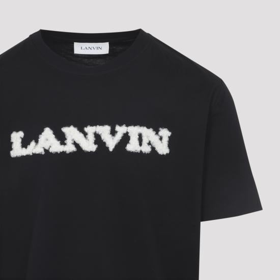 25FW 랑방 반팔 티셔츠 RMTS0012J303H25 10 BLACK - LANVIN