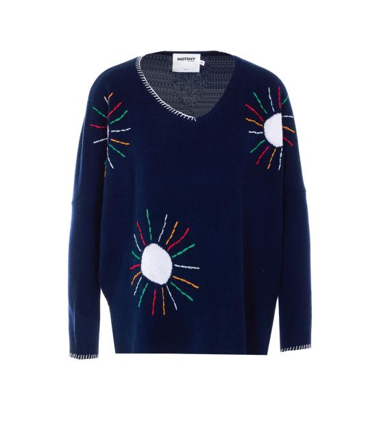 26SS 낫샤이 스웨터 NF3A004WSC010 MARINE Blue