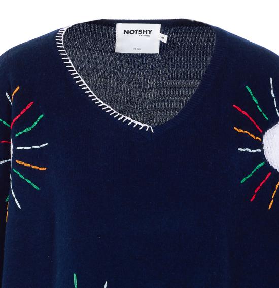26SS 낫샤이 스웨터 NF3A004WSC010 MARINE Blue - NOT SHY