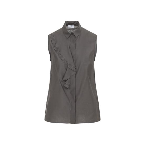 26SS 페세리코 민소매 티셔츠 A08116 08372 151 MARRONE CORTECCIA - PESERICO