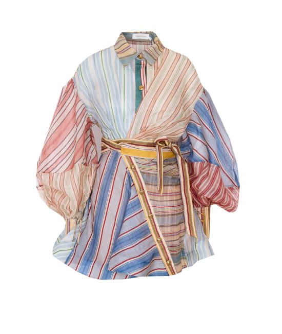 26SS 짐머만 미디 원피스 7028DC261 SPSTR MultiColour