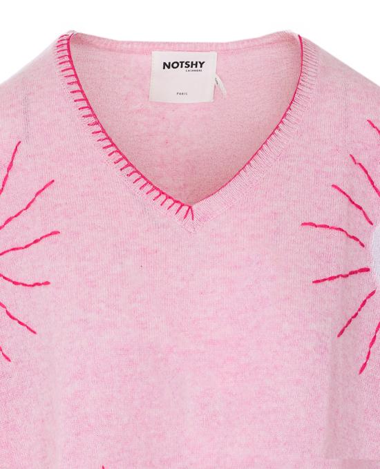 26SS 낫샤이 스웨터 NF3A004WSC010 PIVOINE Pink - NOT SHY