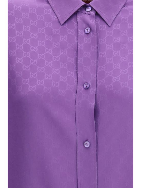 26SS 구찌 셔츠 837168Z7ATQ 5007 PURPLE - GUCCI