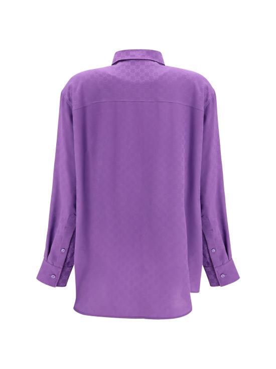 26SS 구찌 모노그램 셔츠 837168Z7ATQ 5007 PURPLE - GUCCI