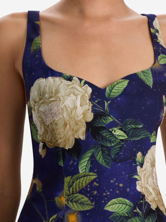 26SS 앨리스 앤 올리비아 숏 원피스 CC511E05524 E439 Blue - ALICE & OLIVIA