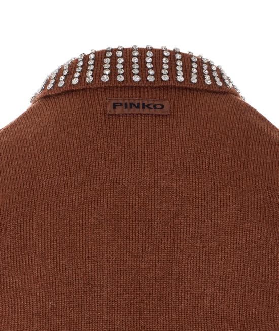 25FW 핑코 스웨터 105530 A2S4L81 Brown - PINKO