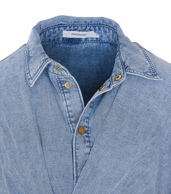 26SS 짐머만 미디 원피스 6614DC261 CSW Blue - ZIMMERMANN