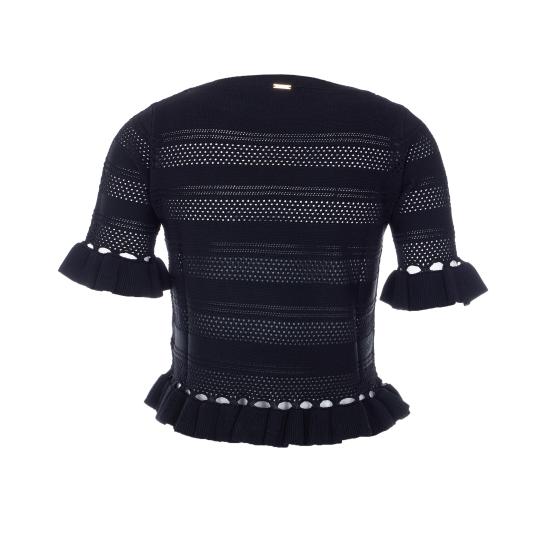 26SS 트윈셋 반팔 티셔츠 261TP3082 00006 Black - TWINSET