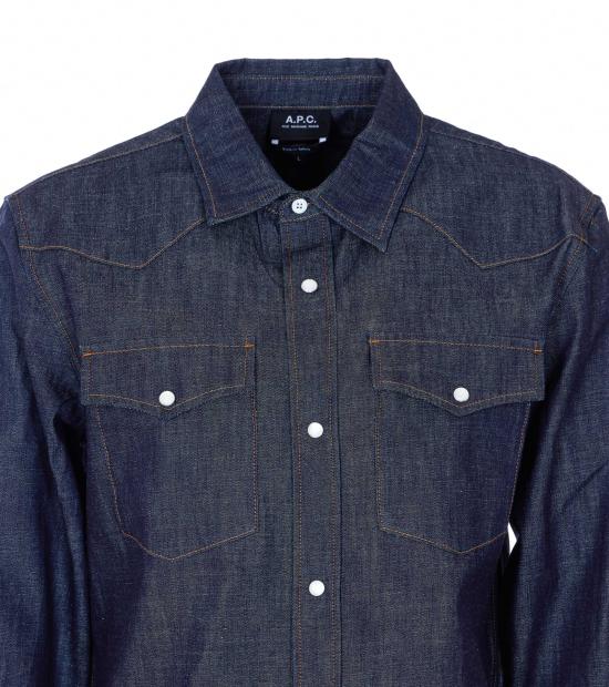 26SS 아페쎄 데님 셔츠 COHOJ H12632 IAI Blue - A.P.C.