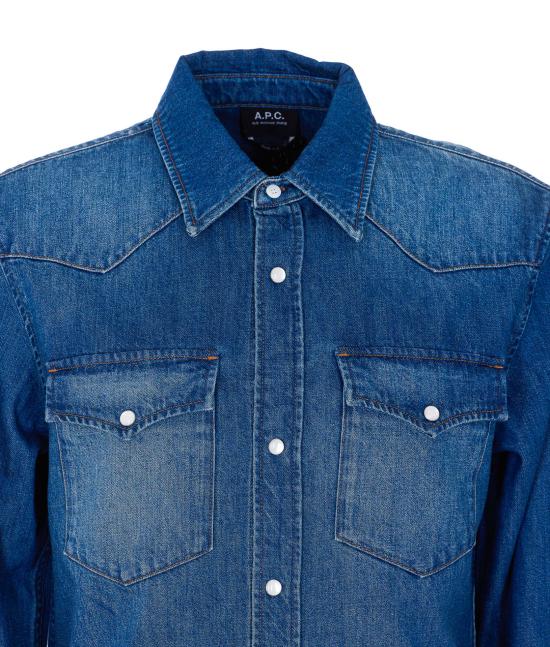 26SS 아페쎄 데님 셔츠 COHME H12632 IAL Blue - A.P.C.
