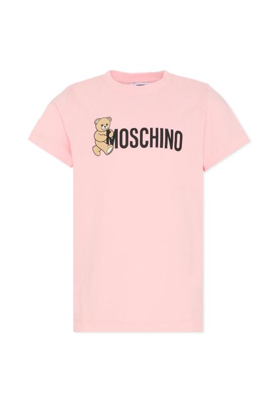 25FW [키즈] 모스키노 티셔츠 HPM058 LAA34 50209 PINK