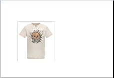 25FW [키즈] 모스키노 티셔츠 HOM058 LAA10 10123 IVORY