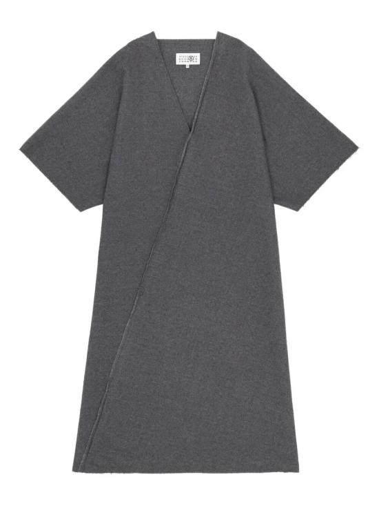 25FW MM6 메종마르지엘라 미디 원피스 S52DD0066 M35466 860M DARK GREY MELANGE - MM6 MAISON MARGIELA