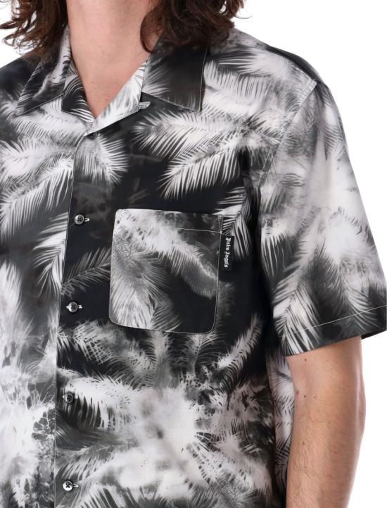 25SS 팜앤젤스 반팔 셔츠 PMGG005S25FAB003 Black - PALM ANGELS