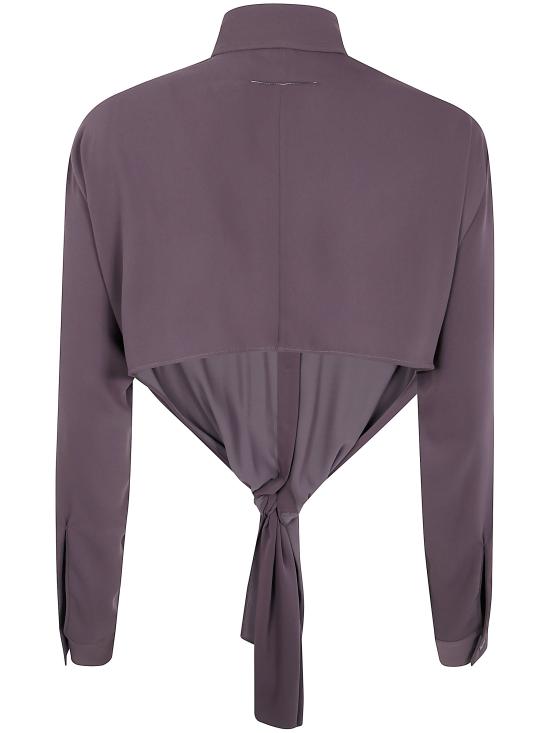 25FW MM6 메종마르지엘라 셔츠 S52DT0049 S43455 134 BROWN - MM6 MAISON MARGIELA