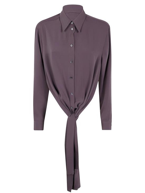 25FW MM6 메종마르지엘라 셔츠 S52DT0049 S43455 134 BROWN - MM6 MAISON MARGIELA