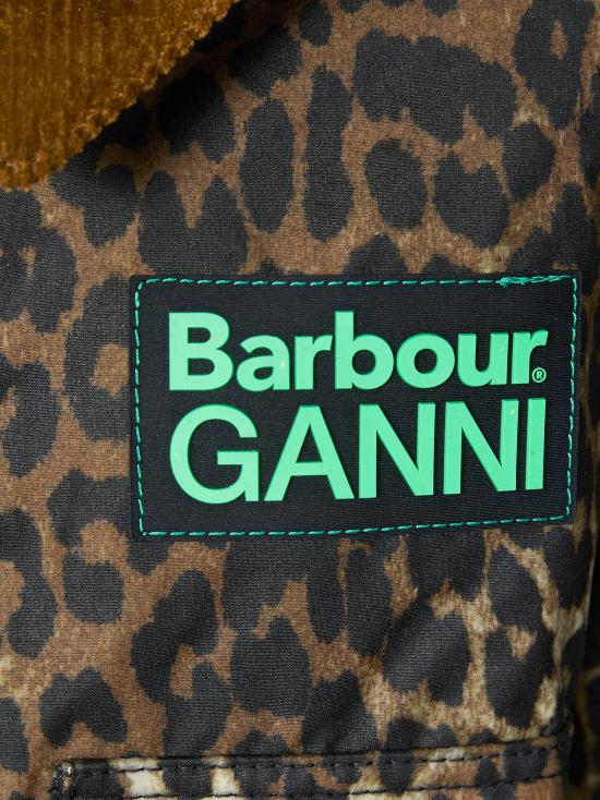 26SS 바버 X 가니 숏패딩 LWX1529 BK11 MARRONE - BARBOUR X GANNI