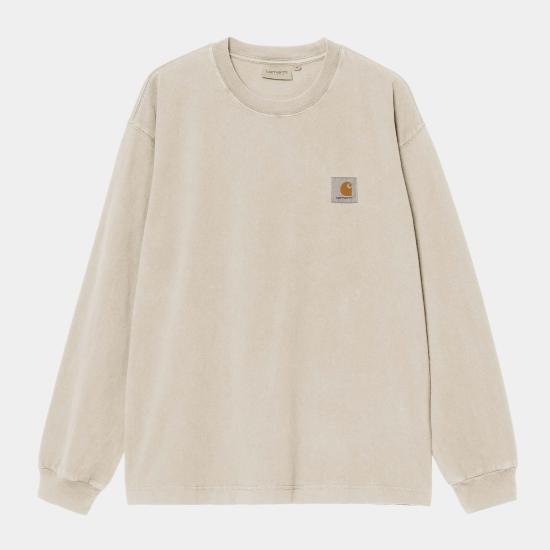 26FW 칼하트 WIP 비스타 롱슬리브 티셔츠 I030779 2LPGD FLEUR DE SEL DOM