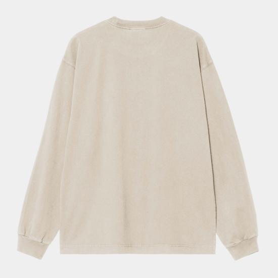 26FW 칼하트 WIP 비스타 롱슬리브 티셔츠 I030779 2LPGD FLEUR DE SEL DOM - CARHARTT WIP