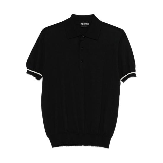 26SS 톰포드 폴로 티셔츠 YMK112 KPS032 NAA BLACK