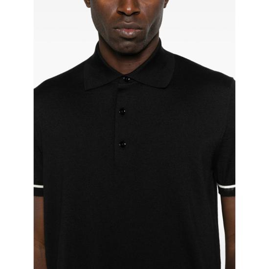 26SS 톰포드 폴로 티셔츠 YMK112 KPS032 NAA BLACK - TOMFORD