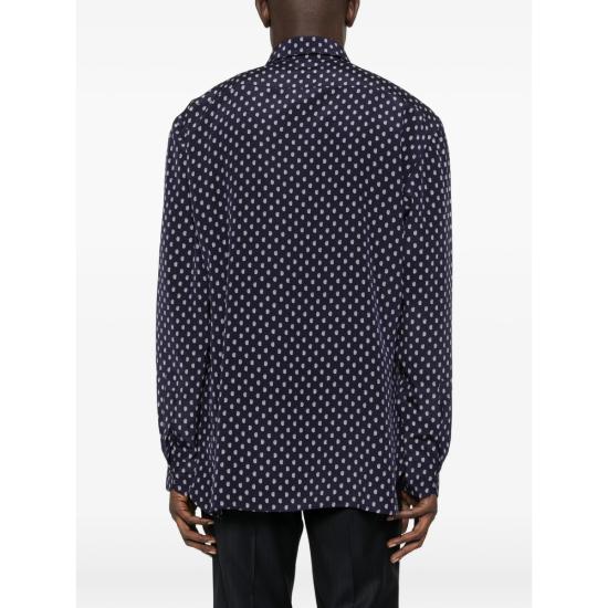 26SS 톰포드 긴팔 셔츠 FMS082 HRN004 VAV BLUE WHITE - TOMFORD